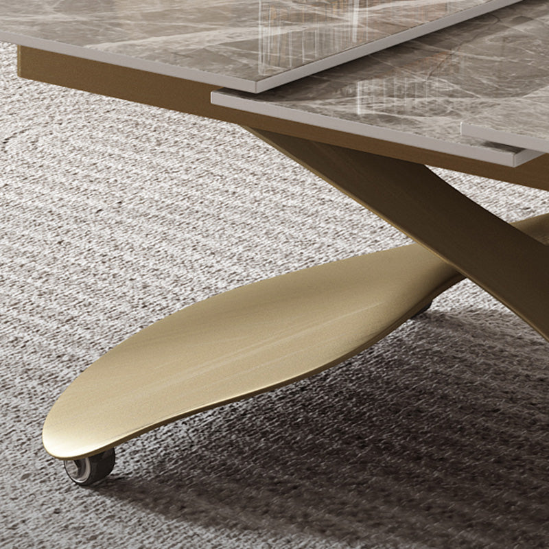 No Distressing Slate Coffee Table Rectangle Cocktail Table for Bedroom