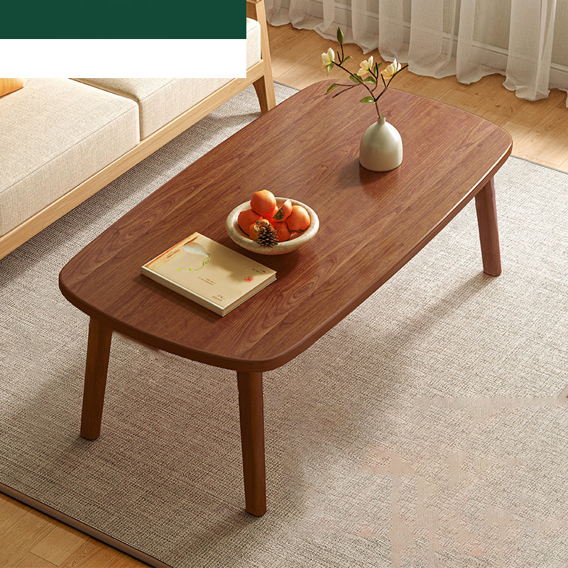 17"H Contemporary Side Table Solid Wooden Oak Accent Side Table