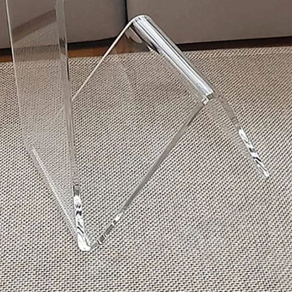 Plastic Abstract End Table Rectangular Corner Table for Living Room
