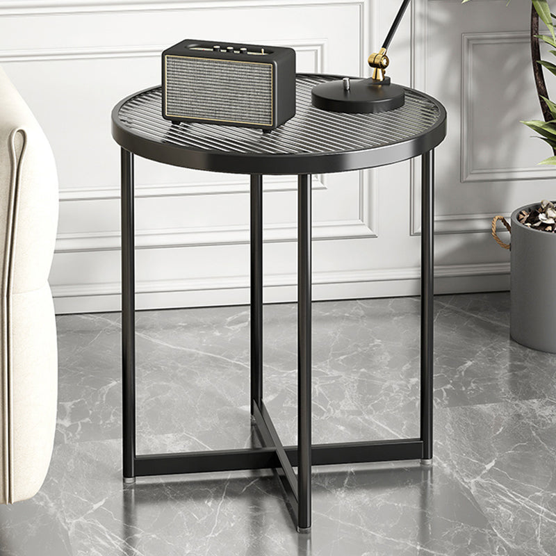 Contemporary Side Table Metal Accent Side Table for Living Room