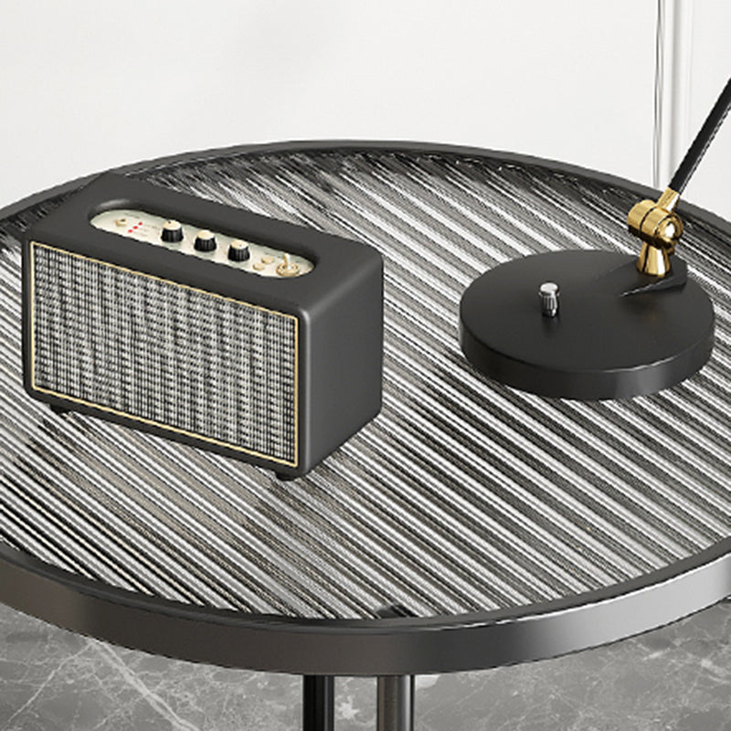 Contemporary Side Table Metal Accent Side Table for Living Room
