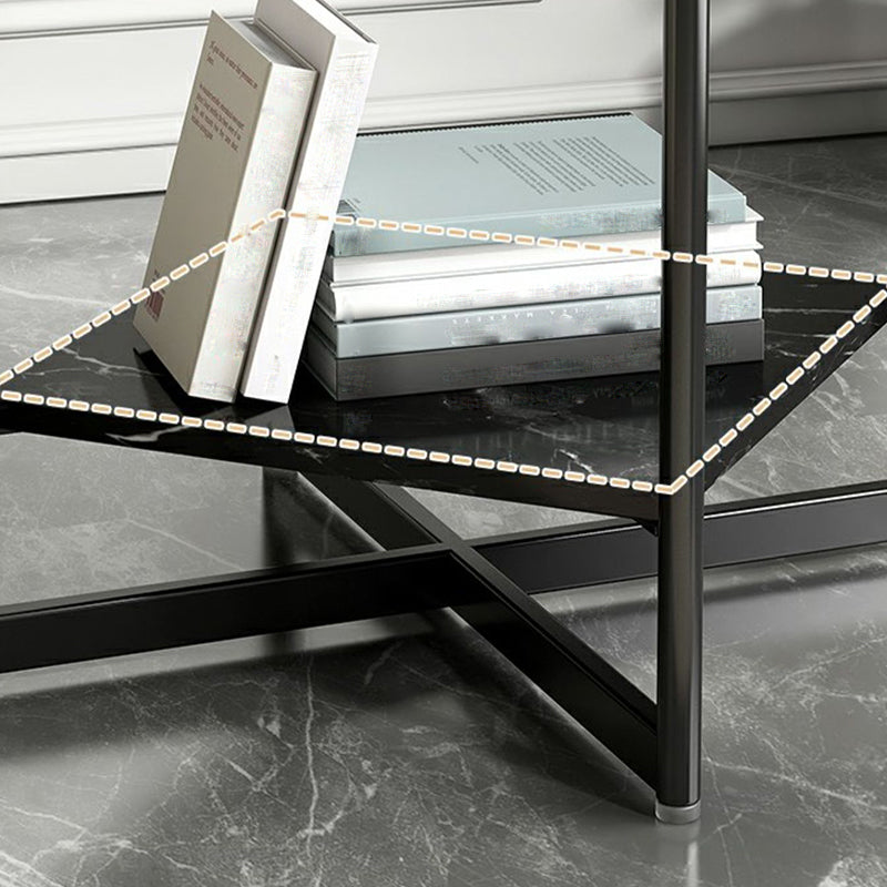 Contemporary Side Table Metal Accent Side Table for Living Room