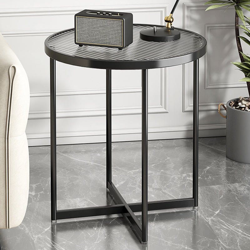 Contemporary Side Table Metal Accent Side Table for Living Room
