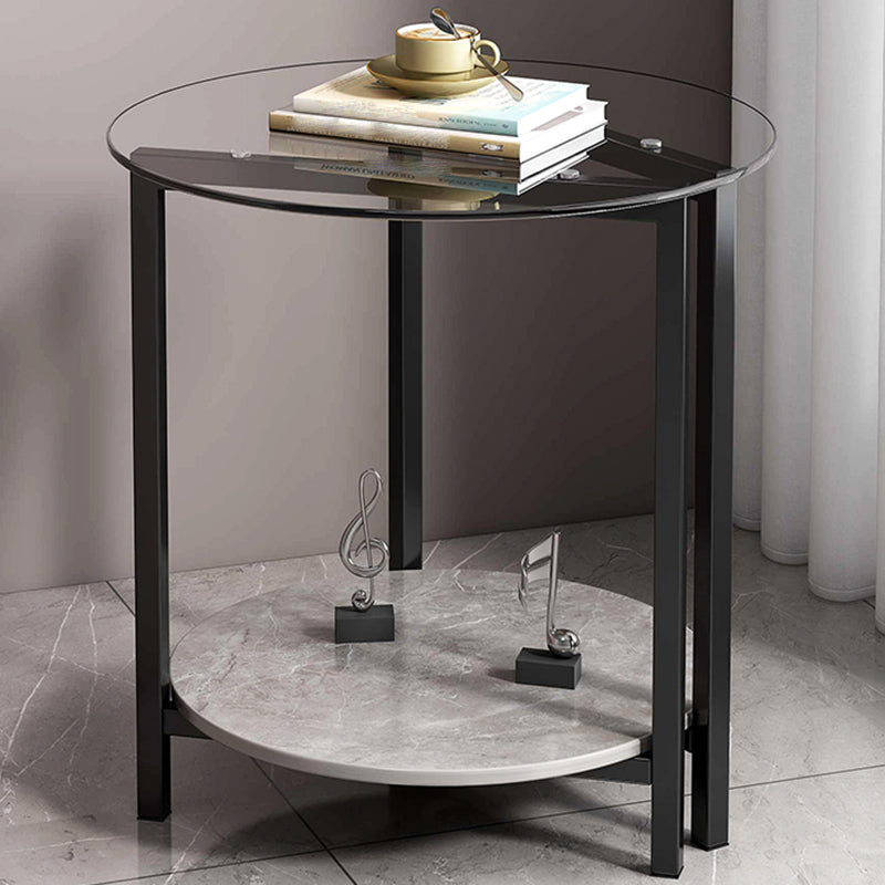 Contemporary Side Table Metal Accent Side Table for Living Room