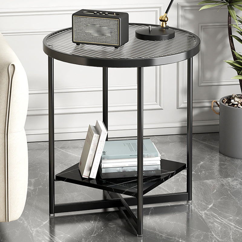 Contemporary Side Table Metal Accent Side Table for Living Room