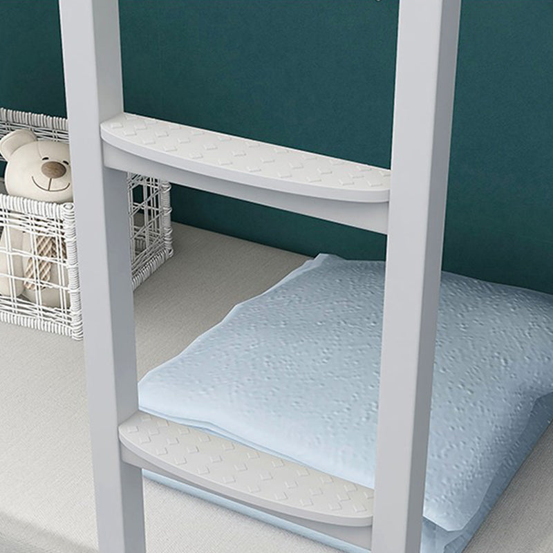 Contemporary Bunk Bed Solid Color Metal Bunk Bed with Custom Gold Legs