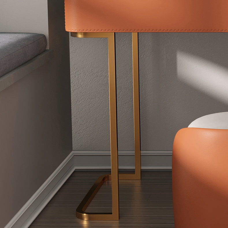 Glam 17.72" Wide Wooden Makeup Vanity with 5 Drawers for Bedroom