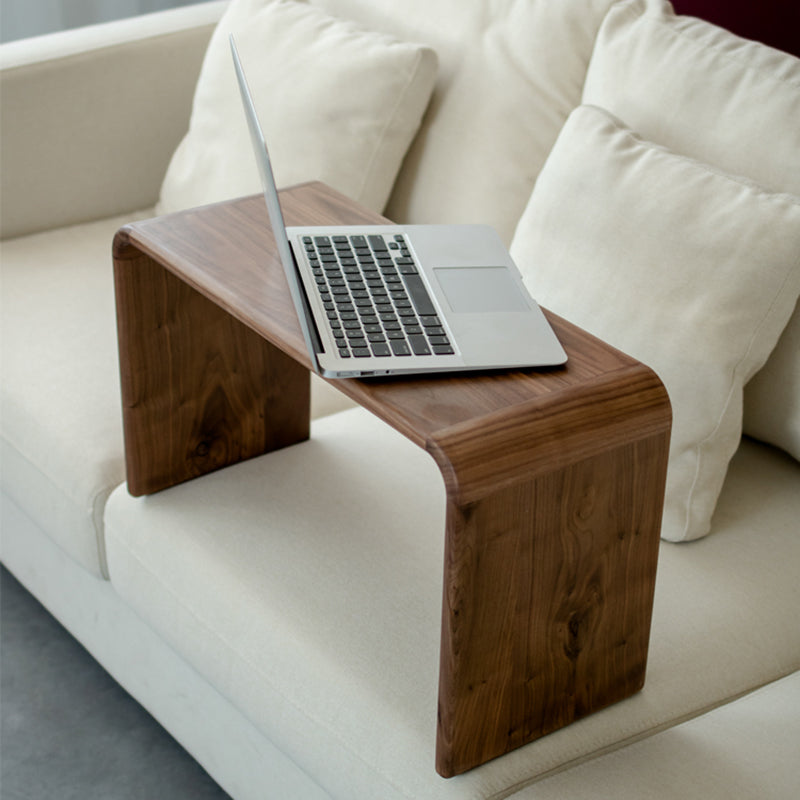Solid Wood End Table Rectangular Corner Table for Living Room