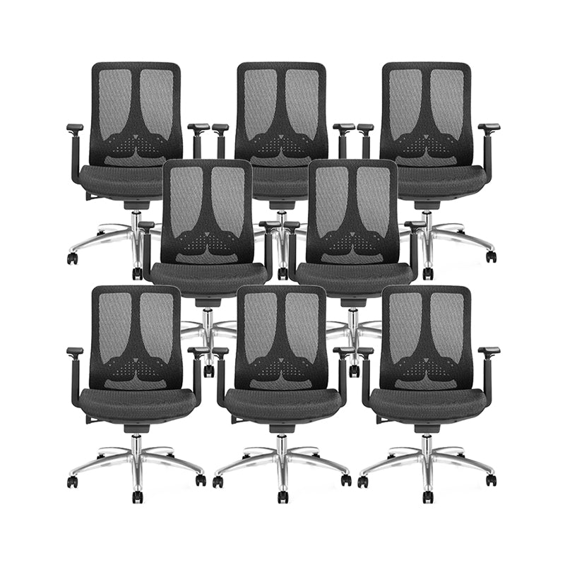 Modern Rotatable Office Chair Mesh Mid / High Back Desk Chair with Wheels