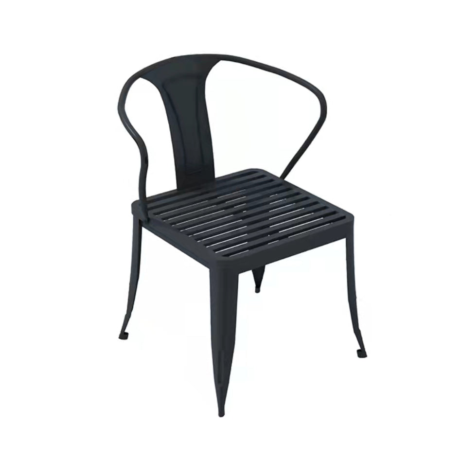 Contemporary Outdoor Dining Table Set 1/5/7 Pcs Metal Dining Set