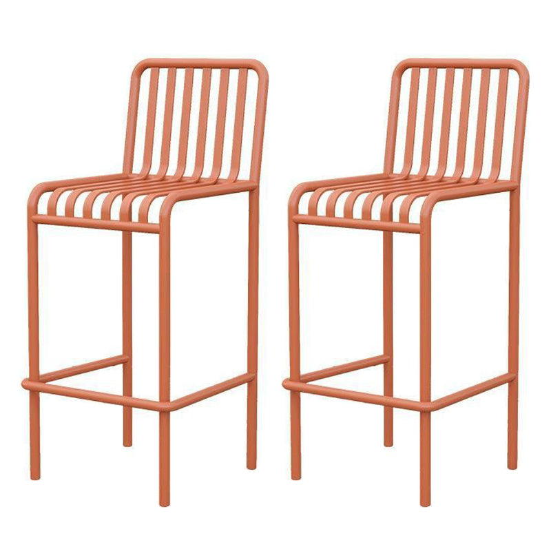 Modern Outdoor Bar Height Set 1/2/3/4 Pcs Metal Matte Finish Bar Set