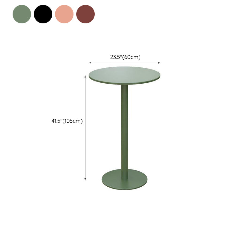 Modern Outdoor Bar Height Set 1/2/3/4 Pcs Metal Matte Finish Bar Set