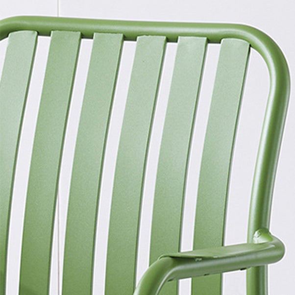 Green Contemporary Bistro Table Set 1/2/3/5 Pcs Metal Bistro Set for Small Places