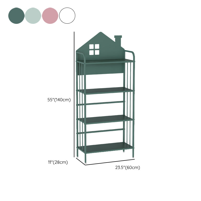 Urban Open Shelf Bookcase Metal Shelves Included Bookshelf for Study Room