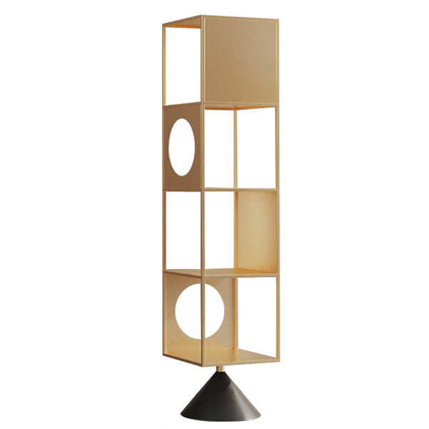 Modern Standard Book Shelf Metal Open Shelf Bookcase with Shelves for Home Office