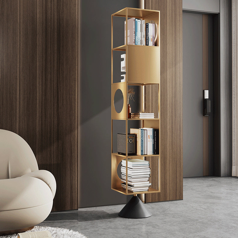 Modern Standard Book Shelf Metal Open Shelf Bookcase with Shelves for Home Office