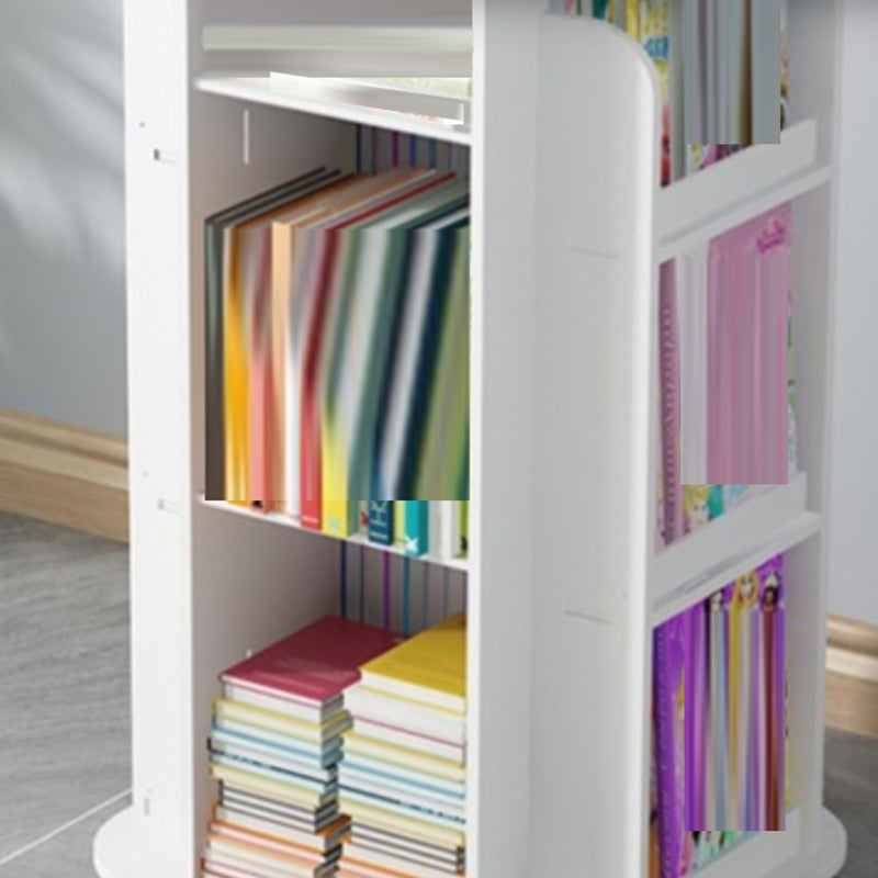 Engineered Wood Modern Bookcase Closed Back Standard Bookshelf