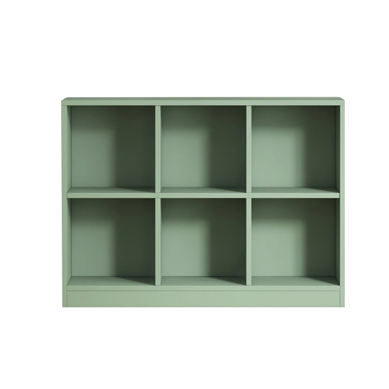 Contemporary Closed Back Bookcase Standard Wooden Bookshelf with Shelves