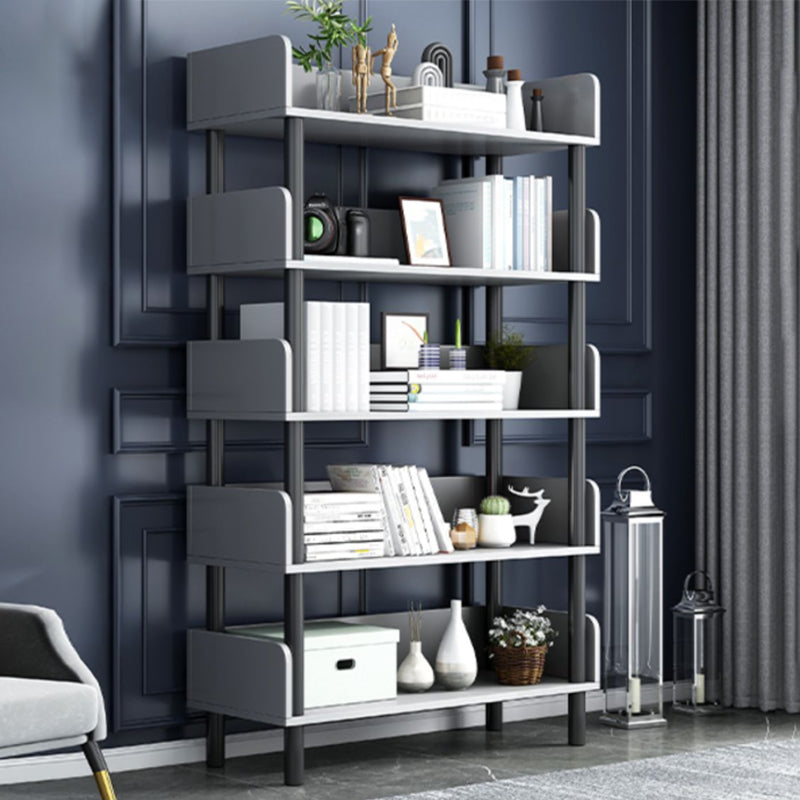Engineered Wood Standard Bookshelf Open Back Bookcase with Shelves