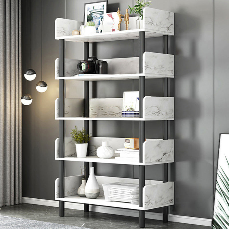 Engineered Wood Standard Bookshelf Open Back Bookcase with Shelves