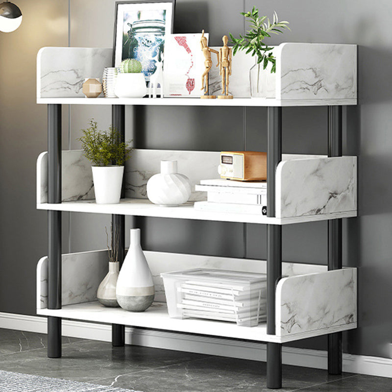 Engineered Wood Standard Bookshelf Open Back Bookcase with Shelves