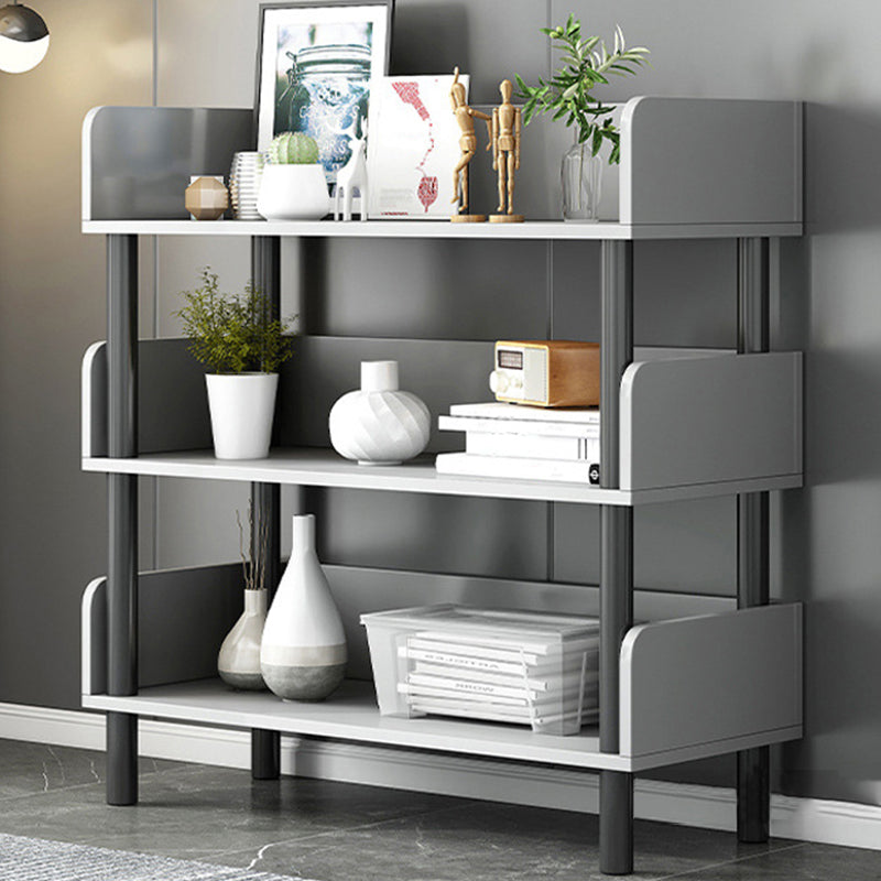 Engineered Wood Standard Bookshelf Open Back Bookcase with Shelves