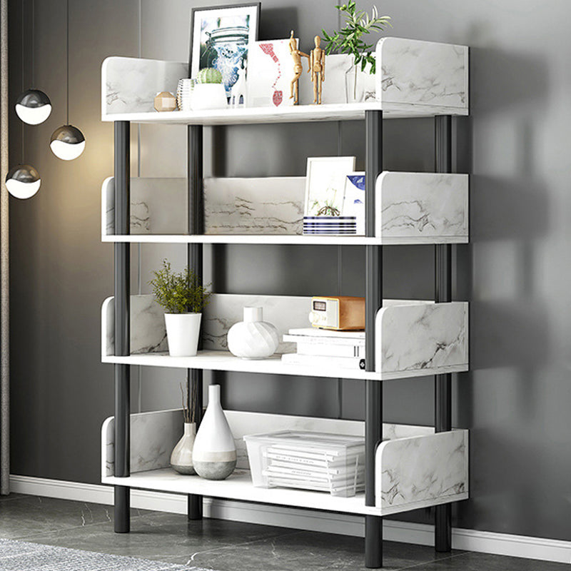 Engineered Wood Standard Bookshelf Open Back Bookcase with Shelves