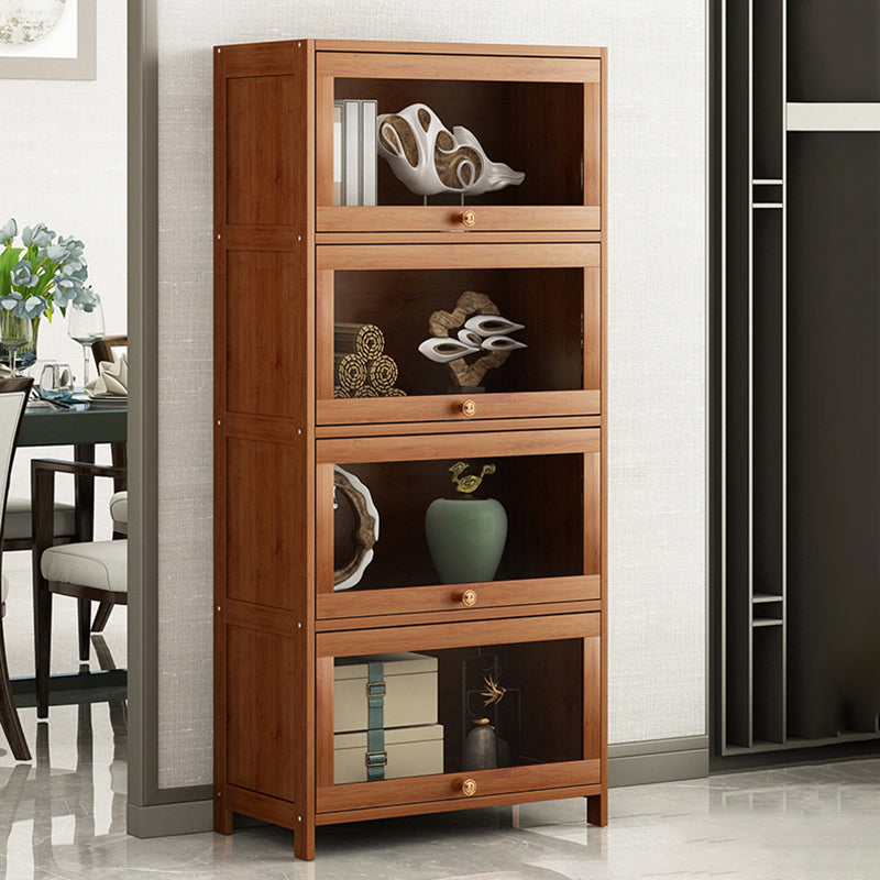 Urban Shelf Bookcase Engineered Wood Book Shelf with Cabinets for Study Room