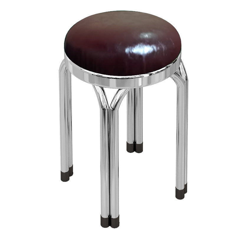 Round Modern Standard Leather Water Resistant Standard for Drawing Room