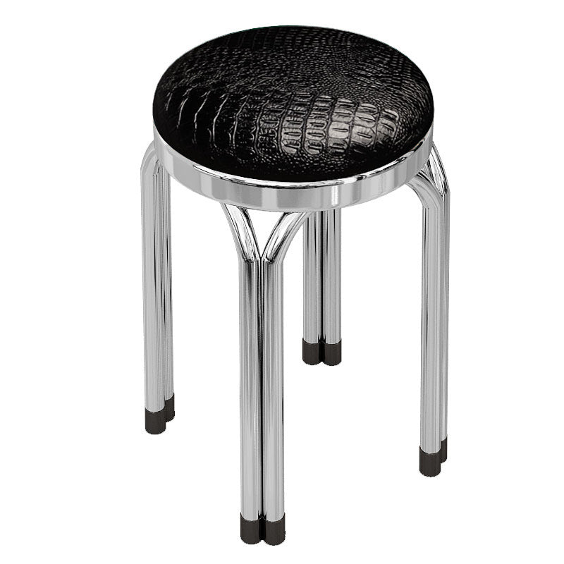 Round Modern Standard Leather Water Resistant Standard for Drawing Room