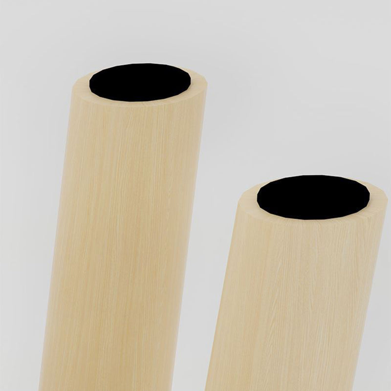 Modern Wooden Standard Trea Resistant Solid Color Indoor Standard