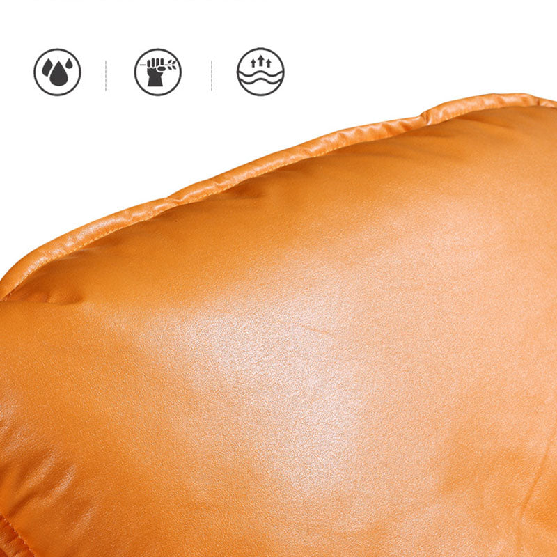 Modern Lazy Sofa Chair Iron Base Rocking Chair in Living Room