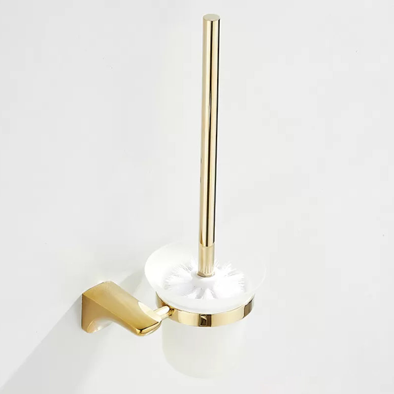 Traditional Bathroom Hardware Gold Bath Shelf Bathroom Accessory Kit