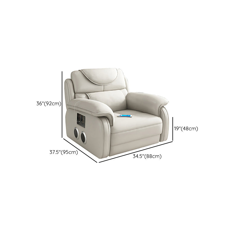 USB Charge Port Standard Recliner Extended Footrest Recliner Chair