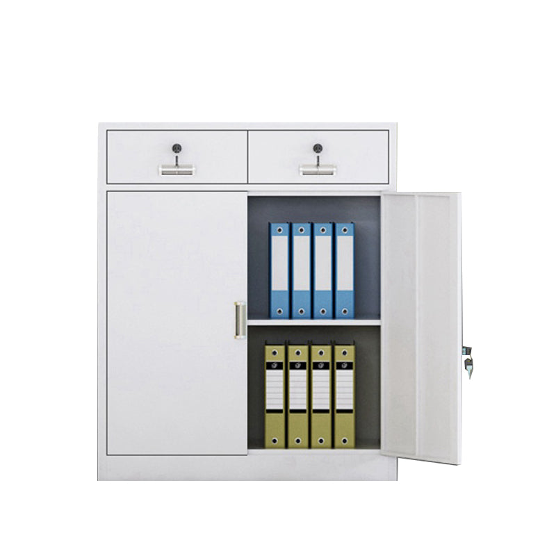 Vertica Metal File Cabinet Modern Color Block Filing Cabinet for Office