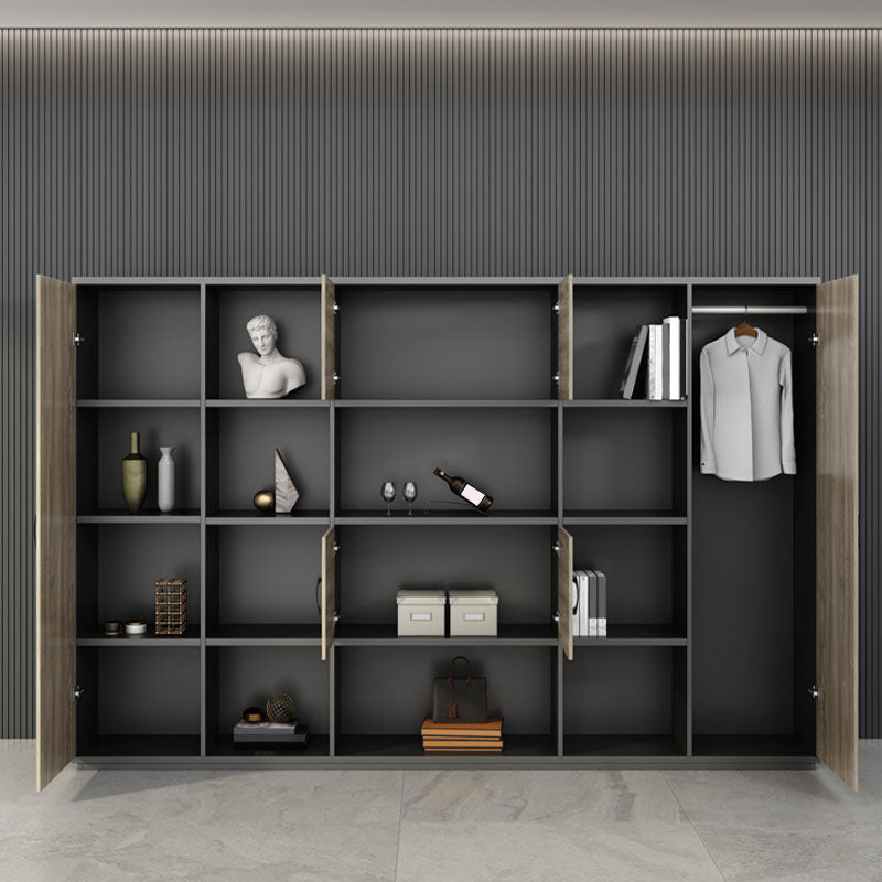 Storage Contemporary File Cabinet Engineered Wood Vertical Filing Cabinet