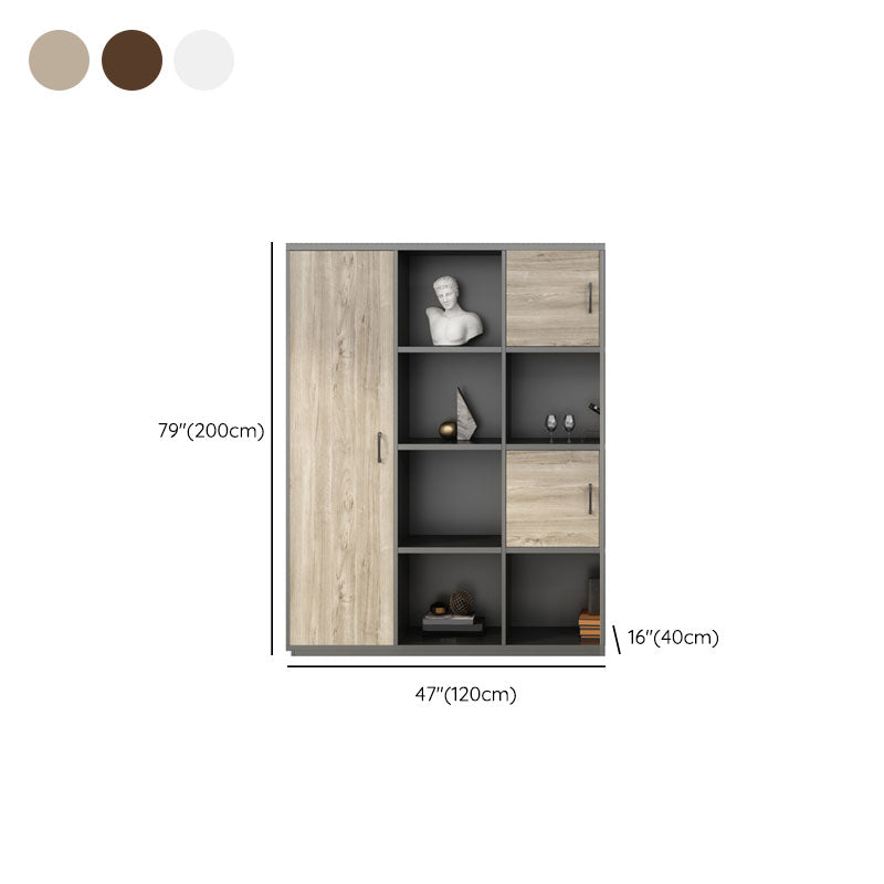 Storage Contemporary File Cabinet Engineered Wood Vertical Filing Cabinet