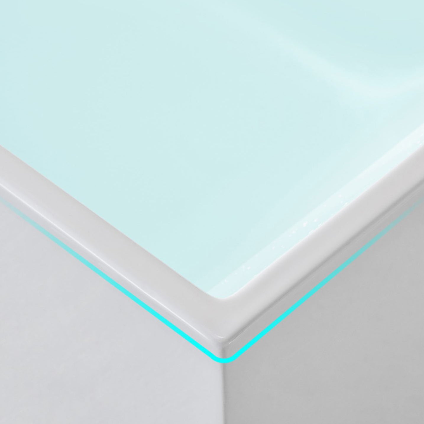 Modern Rectangle Acrylic Bathtub Freestand Soaking Bathtub with Drain Bath Tub