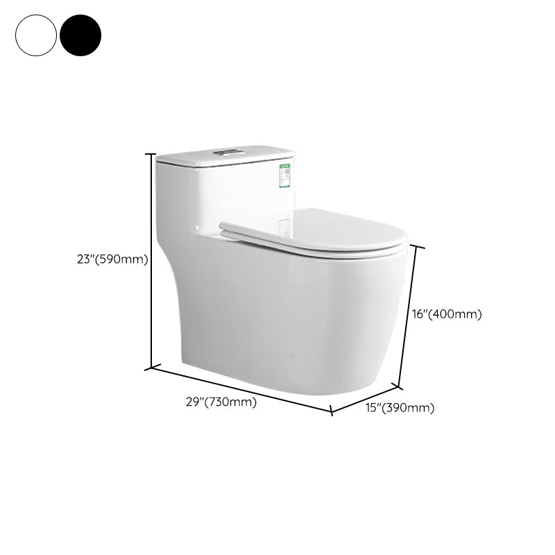Traditional All-In-One Toilet Bowl Floor Mount Urine Toilet for Washroom