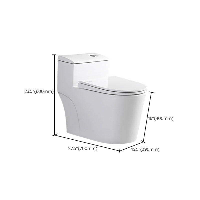 Traditional All-In-One Toilet Bowl Floor Mount Urine Toilet for Washroom