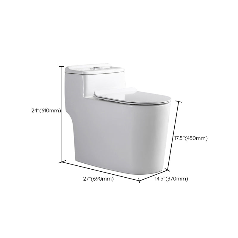Traditional All-In-One Toilet Bowl Floor Mount Urine Toilet for Washroom