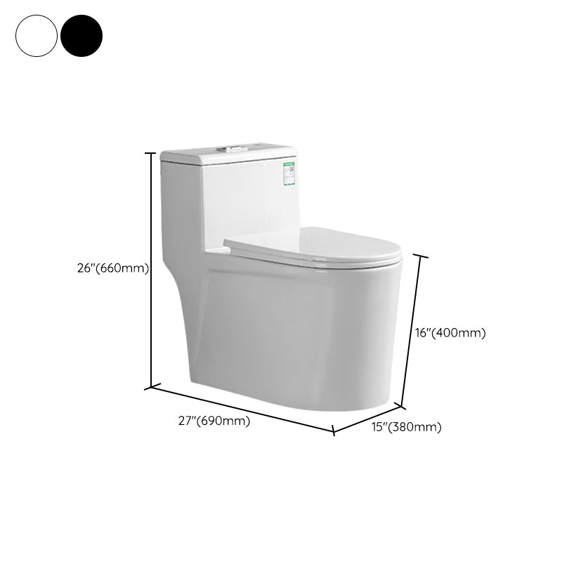 Traditional All-In-One Toilet Bowl Floor Mount Urine Toilet for Washroom