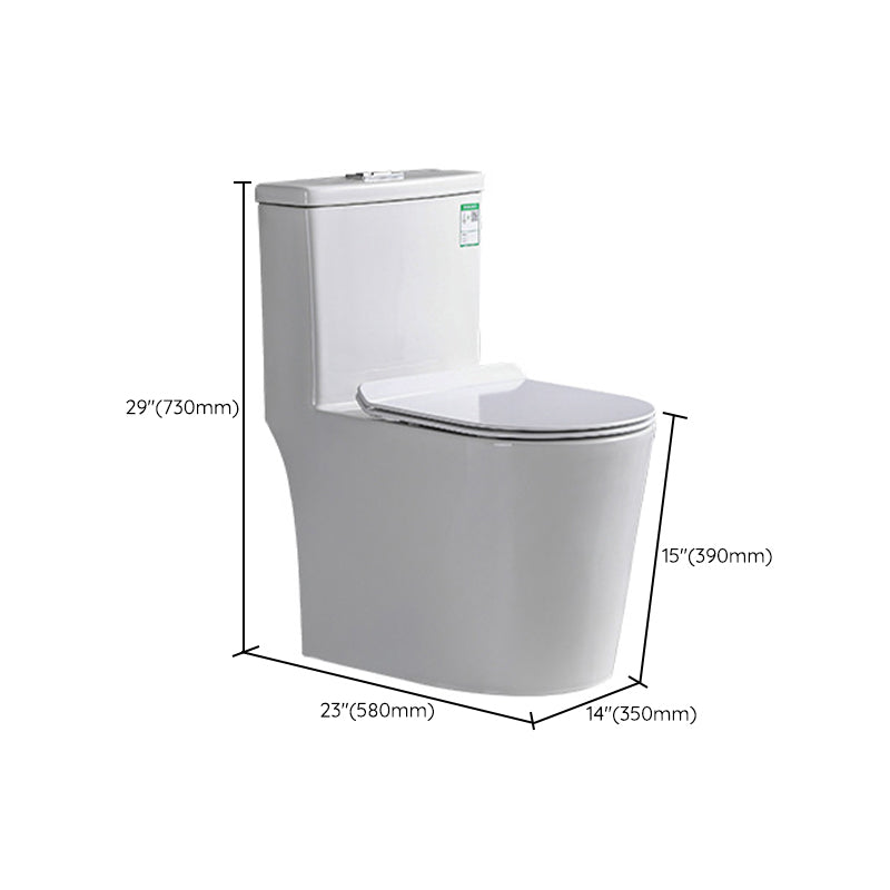 Traditional All-In-One Toilet Bowl Floor Mount Urine Toilet for Washroom