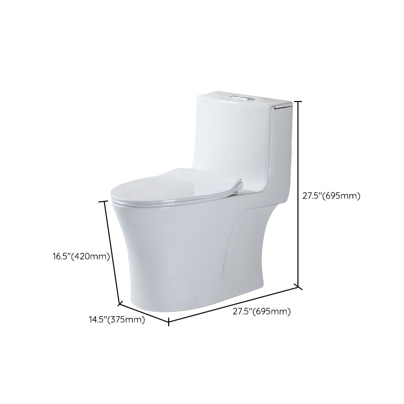 Modern All-In-One Toilet Bowl Floor Mount White Urine Toilet for Washroom