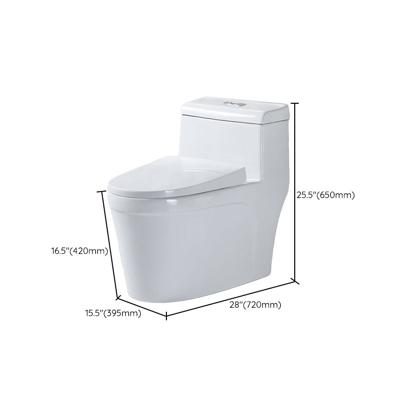 Modern All-In-One Toilet Bowl Floor Mount White Urine Toilet for Washroom