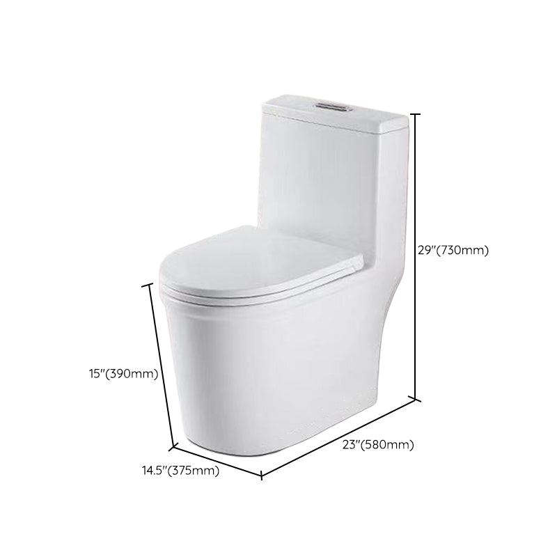 Modern All-In-One Toilet Bowl Floor Mount White Urine Toilet for Washroom