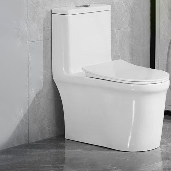 Modern 1-Piece Toilet Bowl Floor Mount White Urine Toilet for Washroom