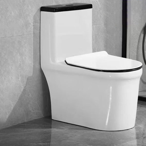 Modern 1-Piece Toilet Bowl Floor Mount White Urine Toilet for Washroom