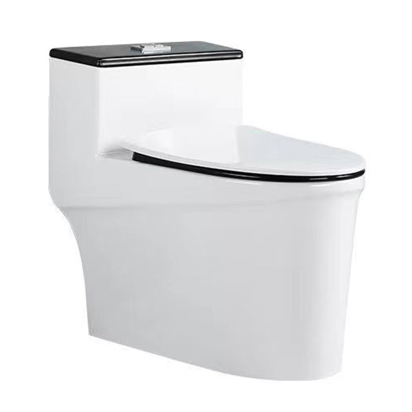 Modern 1-Piece Toilet Bowl Floor Mount White Urine Toilet for Washroom