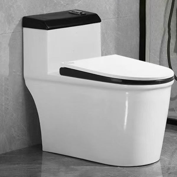 Modern 1-Piece Toilet Bowl Floor Mount White Urine Toilet for Washroom
